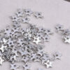 oly-6b1172db3d4cf32276e89f829379a581 Wholesale Hollow Five Pointed Star White Tone Alloy Charm DIY Jewelry Bag Charm Fashion Accessory