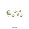 oly-6b1c4943ce128db57a8342b5f331d411 Wholesale 5pcs Watercolor Golden Crescent Moon Star Retro Dome Building Mixed Decor Prints 16oz Cup UV DTF Wraps