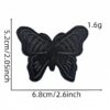 oly-6b272c324cbf9e9e99a86231a576bc65 Wholesale Punk Skull Embroidered Patches, Polyester, Decorative DIY Clothing Accessories