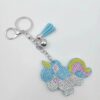 Wholesale Cartoon Rainbow Unicorn Rhinestone Keychain Car Key Accessory Resale Gift