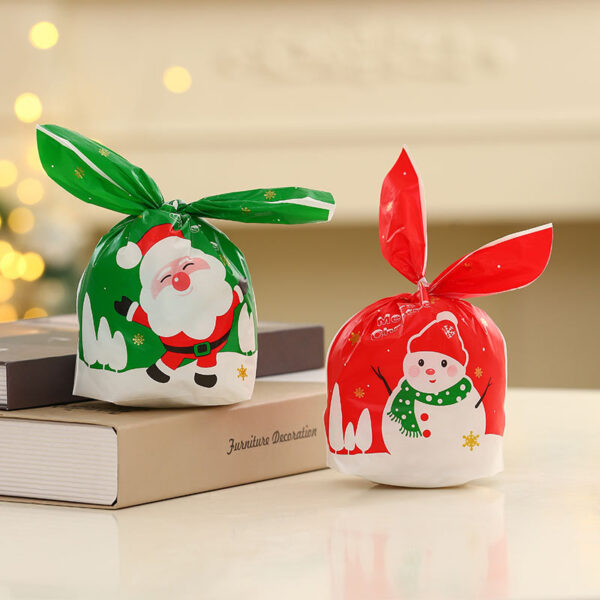 Wholesale Santa Face Christmas Gift Bags for Party Favors