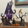 Wholesale Halloween DIY Witch Castle Ornament with Ghosts and Dead Tree for Home Decor Resale Gift