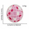 Wholesale Cartoon Pink Planet Plaid Embroidery Patch Fashion Decorative Iron-On Accessory for DIY Gift