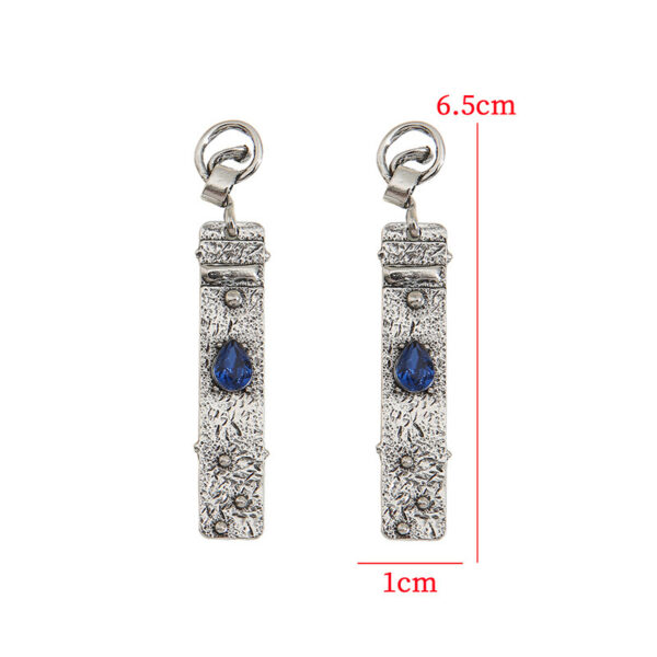 oly-6b7d83248fe9b5ca3eda7f5328041be9 Wholesale Retro Long Pendant Earrings Ancient Silver Geometric Drop Boutique Resale Fashion Accessory