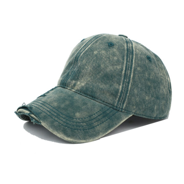 oly-6b8687bbb52e29b84c8015fdceb7410d Wholesale Washed Distressed Denim Baseball Cap Korean Street Style Unisex Everyday Gift