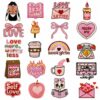 Wholesale Trendy Pattern Slogan Embroidered Patches for Bag Decoration DIY Fashion Accessory