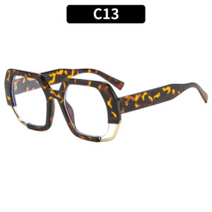 C13-tortoiseshell frame white piece