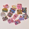 oly-6bff883131ea651fff6174500b354927 Wholesale Random Different Styles 20pcs 30pcs Back to School Theme Acrylic Flat Backs