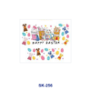 Wholesale 8pcs Colorful Hand Drawn Figure Holiday Sport Maternal Letter Decor Mini Cup Keychain Sticker OLY Exclusive