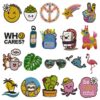 Wholesale Cartoon Hawaiian Graffiti Embroidered Patches Clothing Repair DIY Fashion Accessory