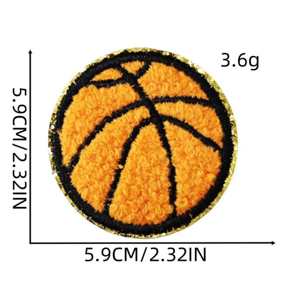 oly-6c47228940dfda5ef46fa59d122e4de8 Wholesale Chenille Embroidered Sports Patch for Football Basketball Baseball Rugby - Stylish Coat Bag DIY Accessory