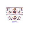 oly-6c5999ceddd6df4cda185330a90aa078 Wholesale 2/4/8pcs Cute Vibrant Cartoon Figure Mini Keychain Sticker OLY Exclusive