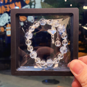 Blue butterfly ice transparent bracelet (boxed)
