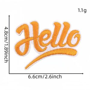 Hello hello cloth sticker 14#