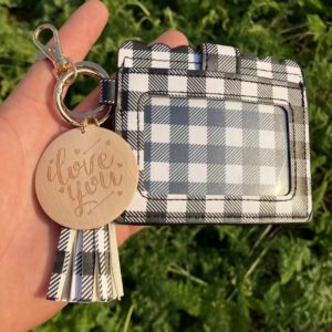 Black and white plaid
