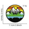 oly-6c7e8cf6efbb49de215bca8754ef49e5 Wholesale Landscape Outdoor Embroidered Patch, Fashion Decorative Accessory, Gift for Travel Lovers, Boutique Resale Item