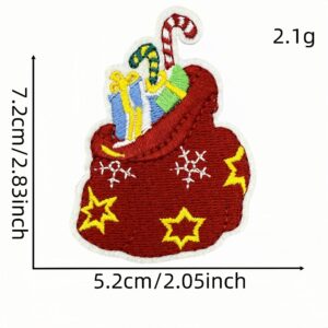 Christmas cloth stickers 12 #