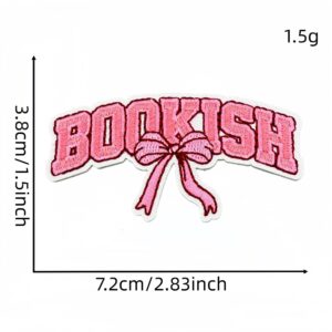 Pink book cloth sticker 14#