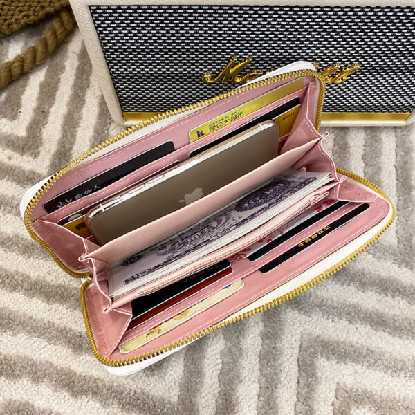 oly-6c9676130bb18075418284f8b9f0419a Wholesale Pu Skin Embroidered Wallet with Pompom for Women Everyday Use