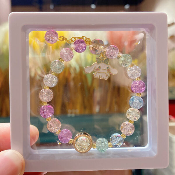 Wholesale Glass Beaded Kids Bracelets Cartoon Charm Birthday Gift Jewelry Accessory OLY Exclusive