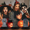 Wholesale Halloween Tombstone Honeycomb Ornaments 4 Pack Paper Party Decor