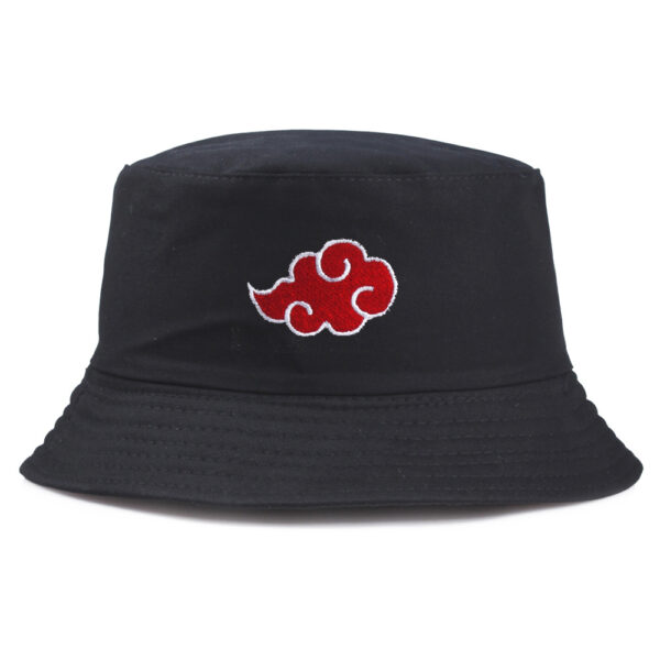 Wholesale Japanese Cartoon Embroidered Fisherman Hat Cotton Sun Hat Everyday Fashion Accessory for Gift