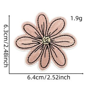Flower cloth stickers 9#