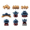 Wholesale Cartoon Style Micro Landscape Pavilion Resin Figurine for Bonsai Garden Decoration