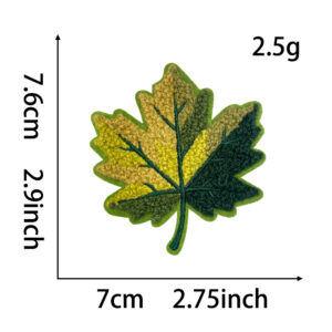 Hot melt glue*green*maple leaf