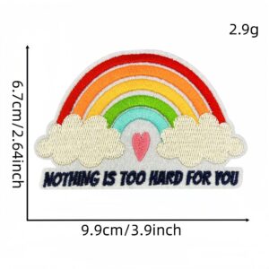 Cartoon English Cloth Patch #4