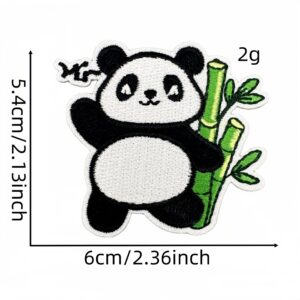 Panda cloth sticker 3#
