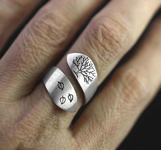 oly-6d712f7fb77ce68df0c33abca1e38aaf Wholesale Tree of Life Open Wire Ring Fashion Jewelry for Wedding Gift Boutique Resale