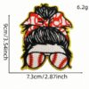 oly-6d919634fb25561a4b8429b438c236a4 Wholesale Cartoon Baseball Embroidered Patch Set of 6 - Decorative Iron-On Applique for Everyday Use or Boutique
