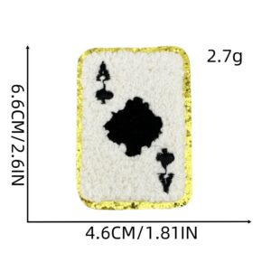 Towel embroidered poker cloth stickers 7#