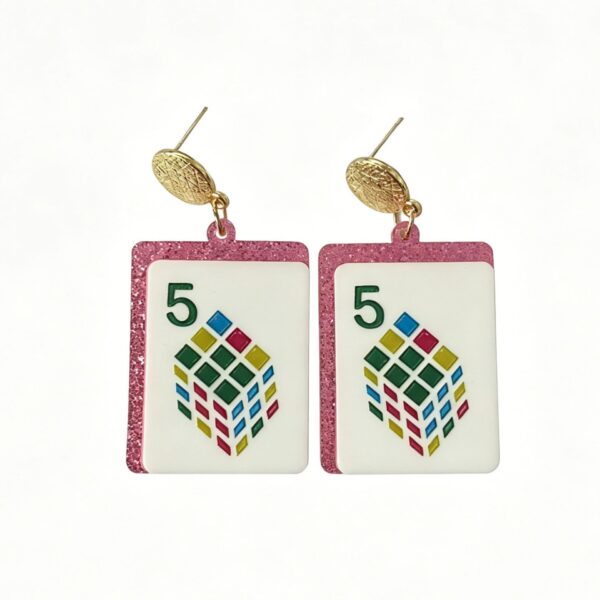 oly-6da77cea49a4fc6e47f2406e1d89c7af Wholesale Acrylic Square Cartoon Earrings Funny Creative Design Fashion Jewelry Accessory for Women Gift