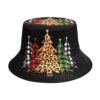 Wholesale Christmas Tree Pattern Bucket Hat Fashion Accessory Gift Boutique Resale