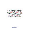 oly-6dda3ef2b43f9422519c37a716c61716 Wholesale 8pcs Animation Cartoon Figure Pattern 3oz Cup Stickers Wrap OLY Exclusive