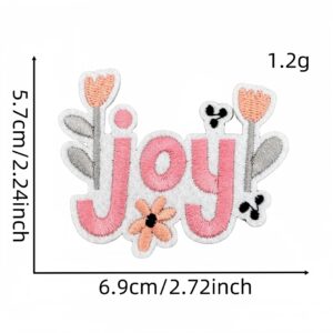 Colorful english cloth stickers 27#