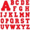 oly-6de9c83aa624aa91227ca0d9d66754f7 Wholesale White and Blue Letter Towel Embroidered Patch DIY Decorative Accent for Clothing