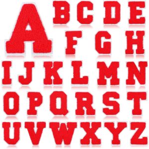 26 red characters on white background -51g