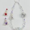 oly-6df1913c0ab78ec0e10929a9eca14a82 Wholesale Eiffel Tower Double Sided Alloy Pendant Charm Purple DIY Phone Keychain Accessory