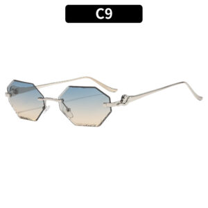 C9-Silver-Framed Blue Tea Slices