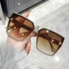Wholesale Chic Large Frame Hollow Out Sunglasses UV400 Sun Protection Fashion Accessory