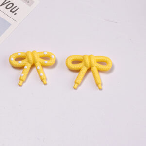 Yellow single-sided bow tie