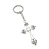 Wholesale Gothic Flower Cross Keychain Car Key Accessory Bag Charm Gift