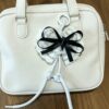 oly-6e2926814850e4b9df3cf9bcc12b21c9 Wholesale Yarn Handmade Lace Bow Keychain Bag Charm Color Block Pink Boutique Resale