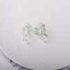 oly-6e2b5dcf820d600b769dc8a19e1d85bf Wholesale Bow Tie Butterfly Knot Acrylic Loose Beads Transparent UV Plated for DIY Phone Chain Making