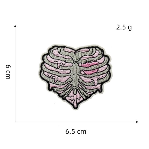 oly-6e485a6ed02c957a2daebbe556ee735f Wholesale Punk Skull Embroidered Patch Decorative Iron On Applique for Clothing DIY Fashion Accessory Gift