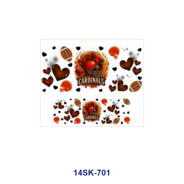 oly-6e8879498675fda74d8915f1f9322e52 Wholesale 2/4/8pcs Football Sports Team Print Mini Cup Keychain Sticker OLY Exclusive