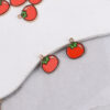 oly-6ea2cea070cc9ec02d493ff1e24868e6 Wholesale Zinc Alloy Persimmon Pendant Charm Stylish DIY Jewelry Accessory for Bracelet Keychain or Bag